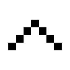 Up arrow vector icon. scroll illustration sign. Direction symbol or logo.