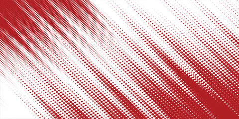 Obraz premium Abstract halftone wave dots background. Futuristic twisted grunge pattern dots circles. Vector modern optical pop art texture