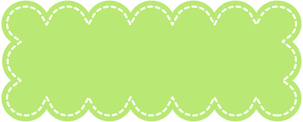 Lace Wavy Note Frame
