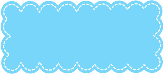 Lace Wavy Note Frame
