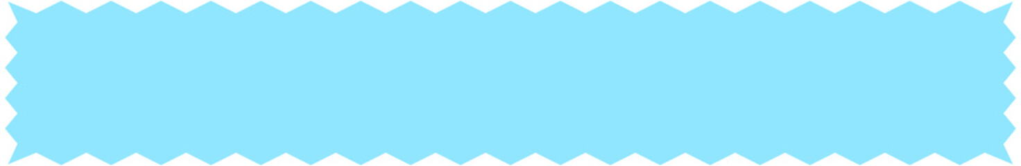 Obraz premium Zigzag wavy edge label sticker 
