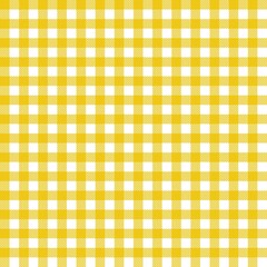 Tischdeckenmuster in orange weiss als karierter Hintergrund