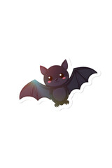 Obraz premium cute bat on a white background