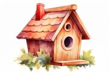 House wood bird architecture.