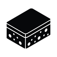 Check out this isometric icon of sponge cleaning tool