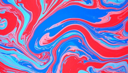 赤と青の抽象画