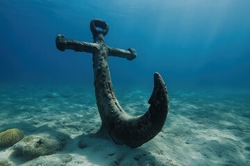 Submerged Anchor: A Deep Sea Enigma