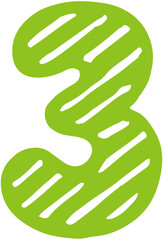 Striped Doodle Number 3
