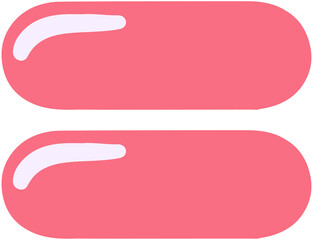 Cute Puffy Bold Equal Symbol icon = 