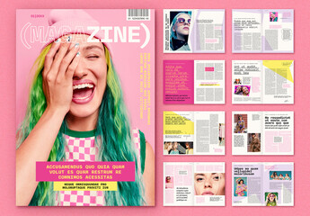Modern Colorful Magazine Layout