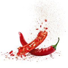 Spicy Chili Pepper Powder Explosion