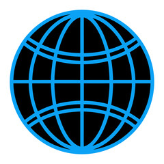 world icon line art picture