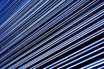 Obraz premium parallel diagonal straight neon lights