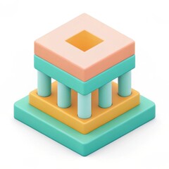 Logic gate structure illustrating quantum bit state transitions and output
