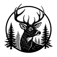 deer head silhouette