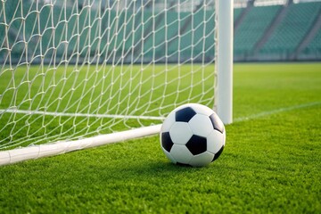 soccer ball on green grass