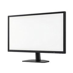 Isolated Computer Monitor on Transparent Background for Design Use