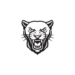 Powerful Panther Head Graphic Design