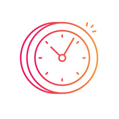 Clock Vector icon