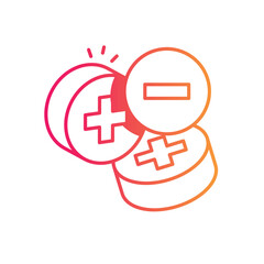 Math Symbols Vector icon