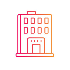 School Building Vector icon