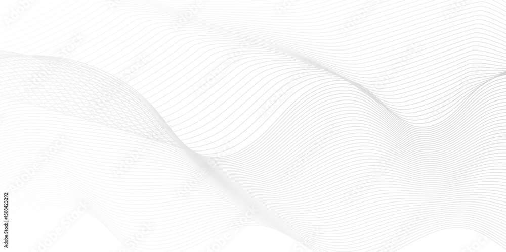 Poster seamless abstract grey smooth wave lines element swoosh speed wave lines modern stream background. a