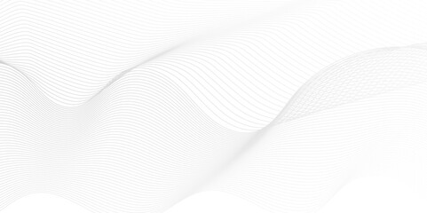 Fototapeta premium Abstract geometric Technology flow grid blend curve wave line digital isolated energy, music dynamic gradient thin digital line. technical flowing web science tech geometric concept lines design.