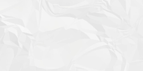 White crumple obsolete billboard rumple. wrinkle ripped creased white crumple aged closeup craft document grunge recycling paper background.