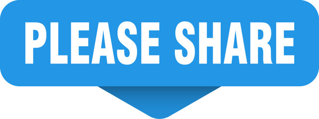 please share sticker. please share sign on transparent background