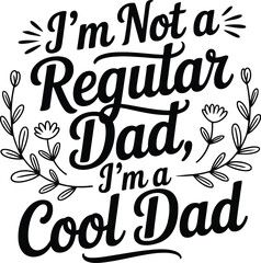 cool-dad-unique-jad- t-shirt- design vector illustration