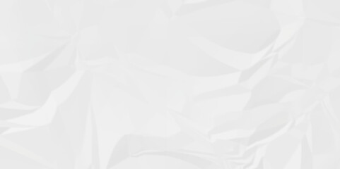 White crumple obsolete billboard rumple. wrinkle ripped creased white crumple aged closeup craft document grunge recycling paper background.	
