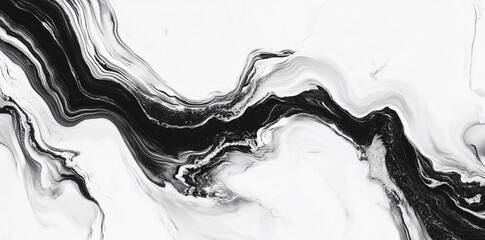 Abstract marble texture background with white and black colors for design.