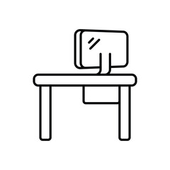 Desk Vector icon