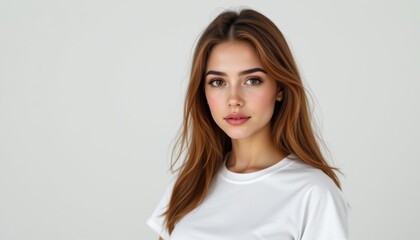 Obraz premium 20250522151443list 4 woman wearing a white t shirt