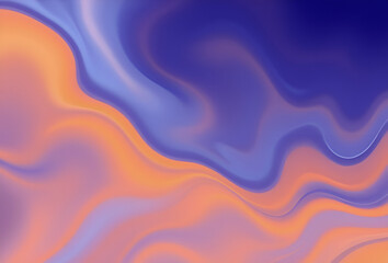 Abstract colorful background with soft blue flowing wave patterns, Wallpaper, Generative AI