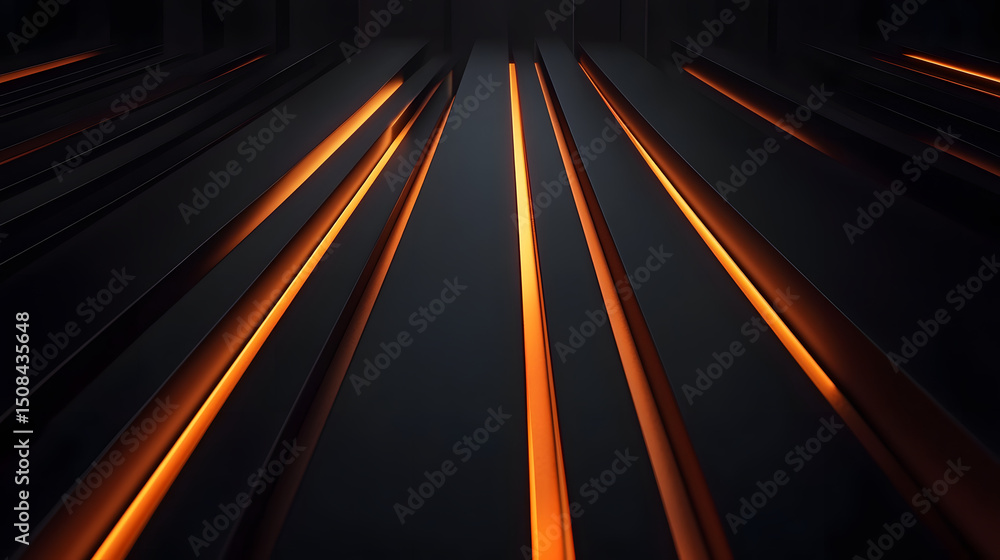 Poster stylish and minimal dark background with diagonal accents, suitable for branding and presentations.