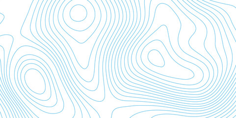 Topographic map background with geographic grid for hiking and mountain sport. modern design with white background and colorful wave line. topographic contour lines vector map seamless pattern vector.
