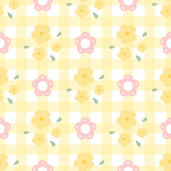seamless pattern with flowers