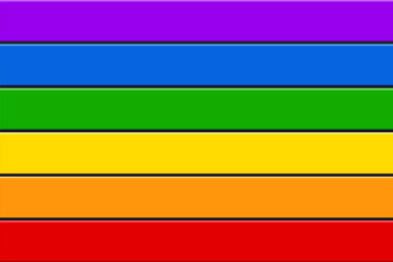 Vibrant pride flag color background with rainbow theme for celebration and equality, vector design