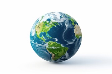 Fototapeta premium Earth sphere planet space.