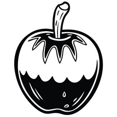 halloween pumpkin isolated on white