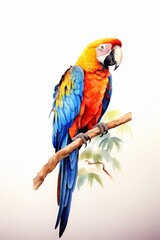 Obraz premium Macaw bird parrot animal.