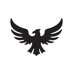 eagle logo vector Bold and clean eagle logo vector, with sharp lines and a strong silhouette 
