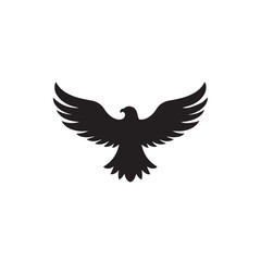 eagle logo vector Bold and clean eagle logo vector, with sharp lines and a strong silhouette 
