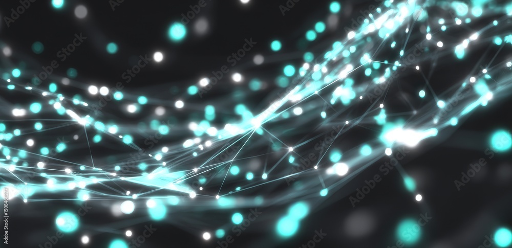 Poster the structure of network connections and digital data, along with blockchain technology, enables fut