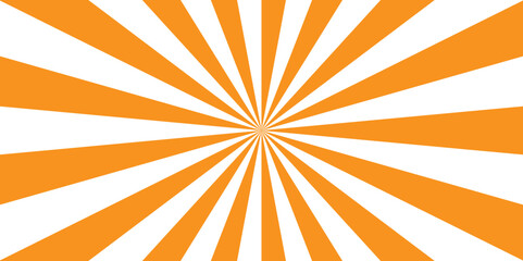 Modern seamless retro vintage burst sunrise sunbeam element spiral striped illustration. Abstract rays retro starburst background. Stripes sunburst in retro pop art style. 