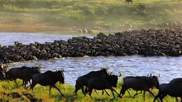 GREAT MIGRATION VDEO AT SERENGETI NATIONAL PARK