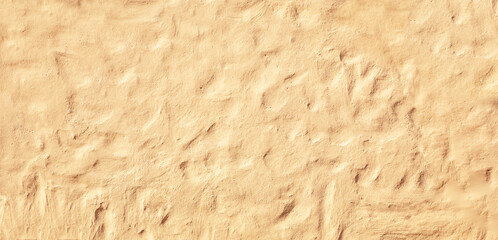 Pastel stucco wall with a rough, irregular texture and subtle shadows creating a natural.organic pattern banner