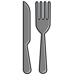 fork and knife