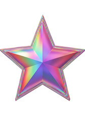 Obraz premium Holographic star graphic (2)